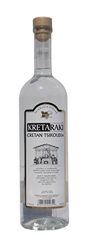 Tsikoudia Kretaraki 700ml 40% Vol. Kreta Raki Griechenland Tresterbrand Brandwein Creta