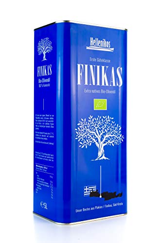 Hellenikos Finikas 5 L BIO Olivenöl extra nativ virgin organic aus Süd Kreta Kanister Oliven Öl aus Griechenland Koroneiki