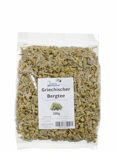 Bergtee aus Griechenland | 200g Packung | Griechisches Eisenkraut, Sideritis scardica | Jassas-Shop